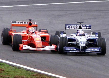 J.P.Montoya užsipuolė M.Schumacherį
