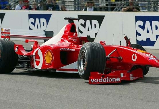 Barrichello avarija