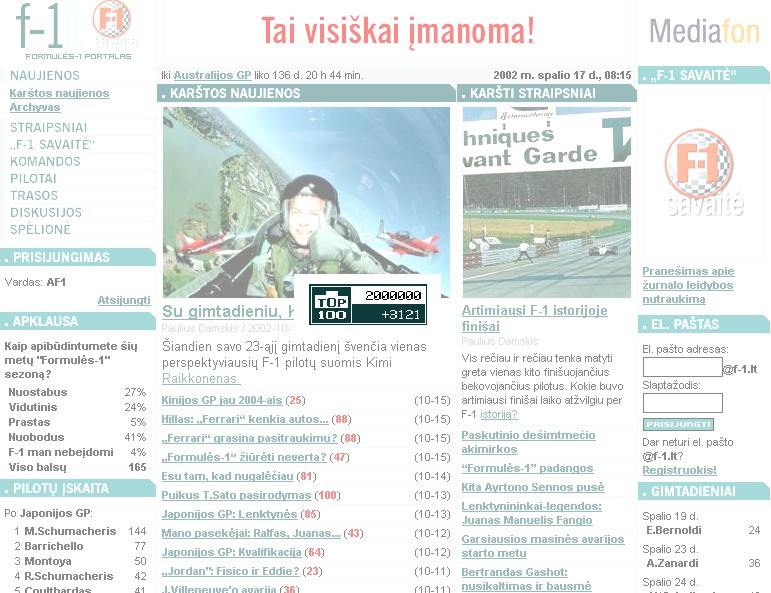 2000000 apsilankymų!