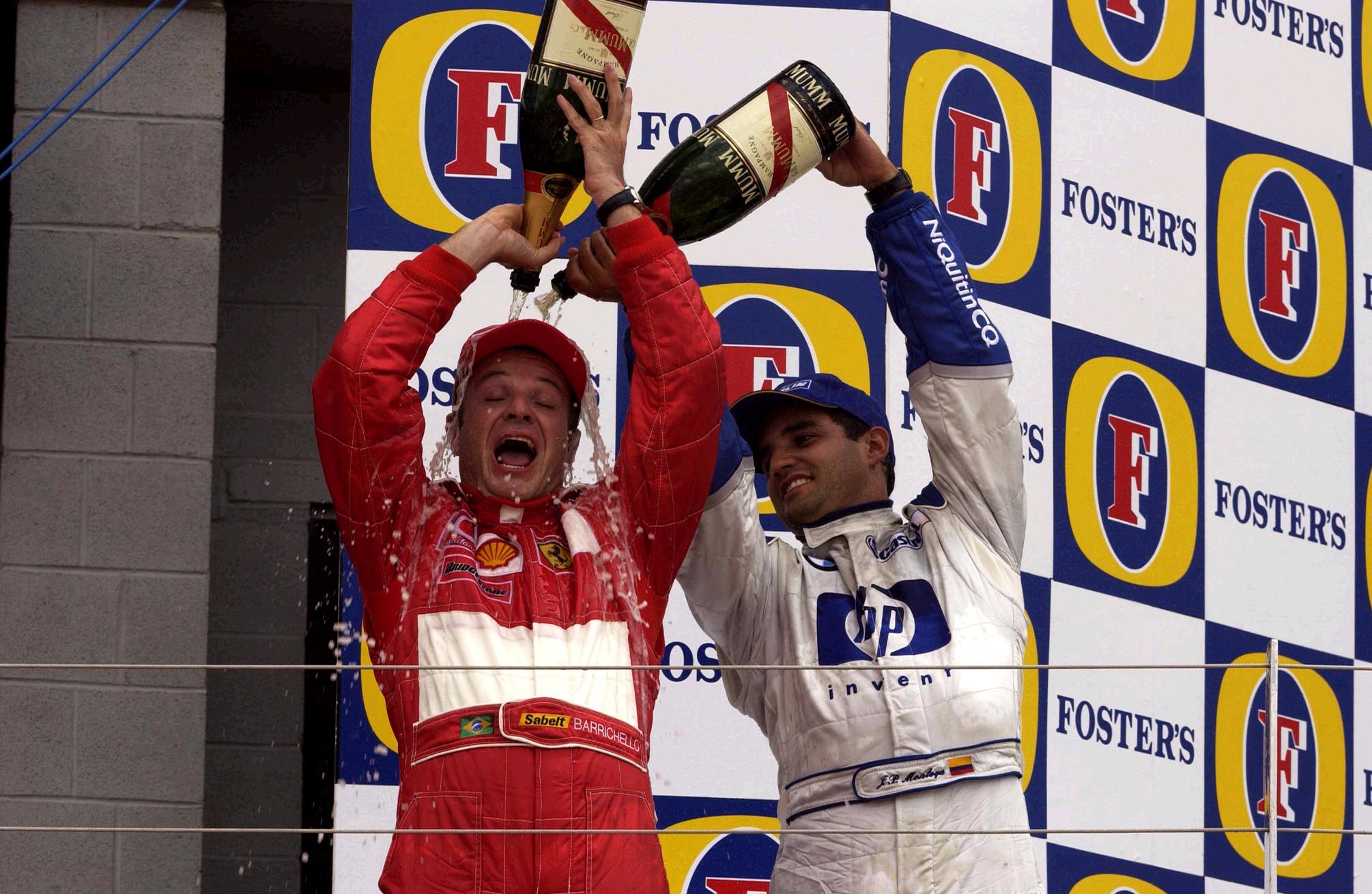 R.Barrichello naudojo plačias padangas