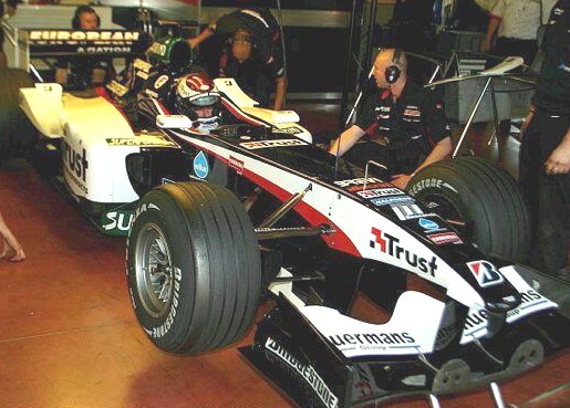 "Minardi" išbandė "Arrows" bolidus