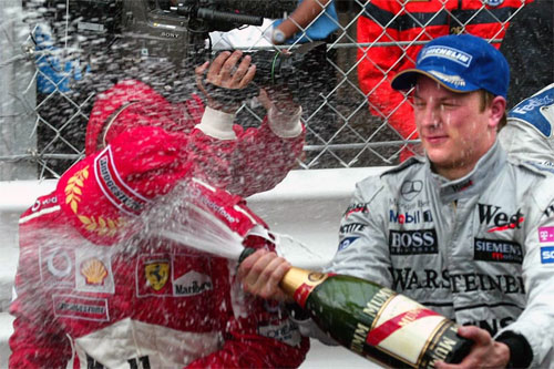 Metų pilotai – M.Schumacheris ir K.Raikkonenas
