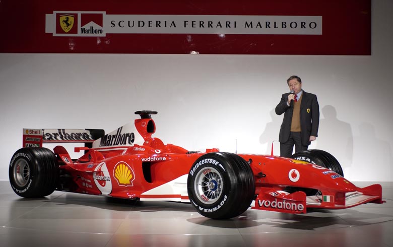2004 m. bolidai: “Ferrari F2004”