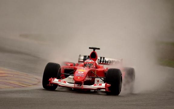 Blogas oras trukdo "Ferrari"