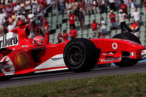 „Ferrari“ nebetobulins „F2004“ bolido