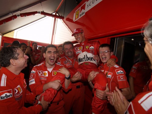 „Ferrari“ patenkinti pergale