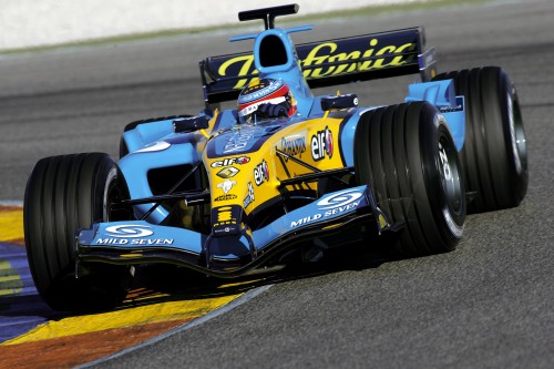 „Renault R25“ greitis nustebino konkurentus