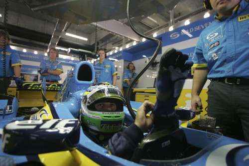 G.Fisichella tikisi ir po metų likti „Renault“