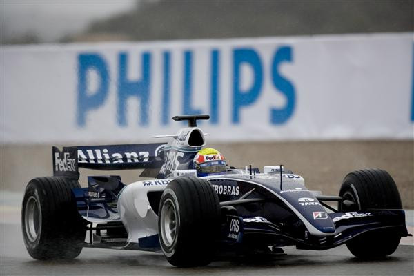 Pirmieji „Williams FW28“ bandymai