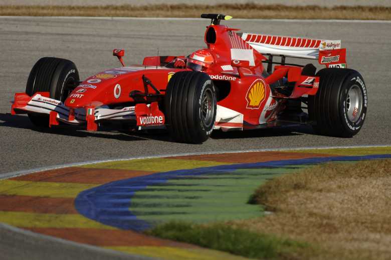 M.Schumacheris džiaugiasi „Ferrari“ forma