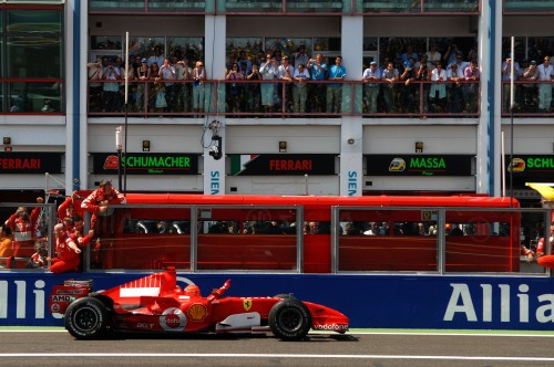 M.Schumacherį nustebino “Ferrari” forma Prancūzijoje