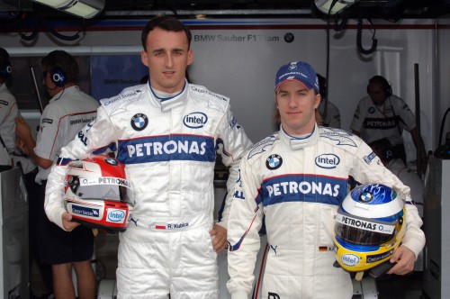 „BMW Sauber“ lenktyniaus N.Heidfeldas ir R.Kubica