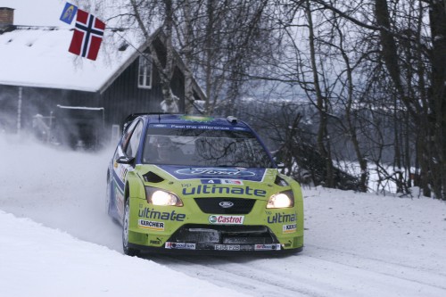 WRC: Norvegijos ralyje pirmauja M. Hirvonenas