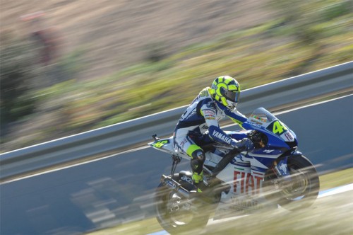 MotoGP: V. Rossi įtikinamai nugalėjo Ispanijoje