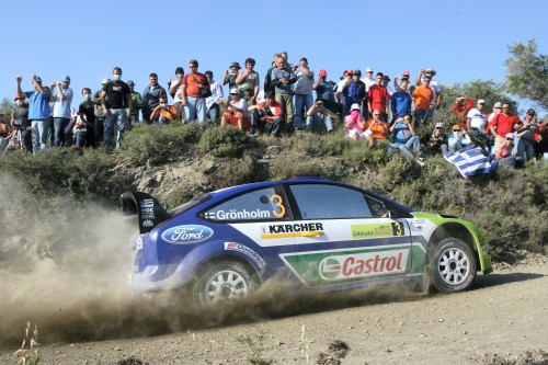 WRC: Graikijos ralį laimėjo M. Gronholmas
