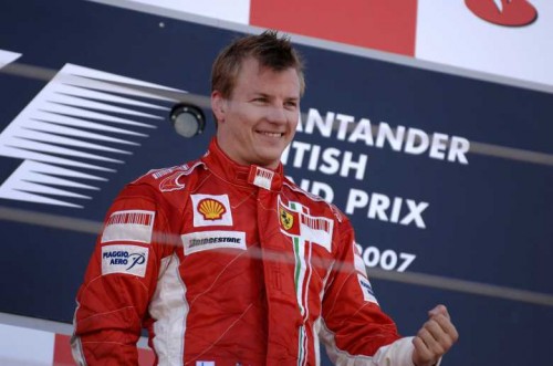 K. Raikkonenas džiaugiasi pirmąja pergale Silverstone'e