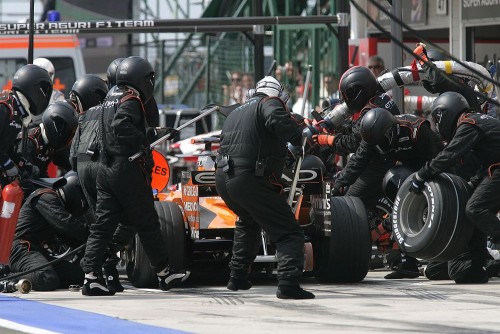 Atnaujinto „Spyker“ debiutas – Italijos GP
