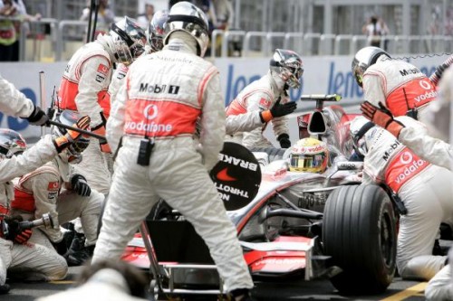 Ispanijos GP: bolidų svoriai starte