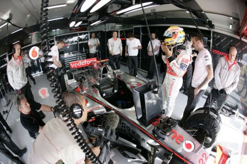 Pakeista „McLaren“ boksų vieta