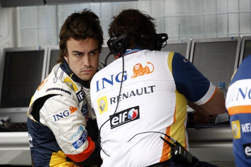F. Alonso neįvykdė treniruočių programos