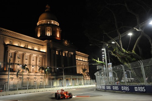 Singapūro GP lenktynės vyks sausoje trasoje