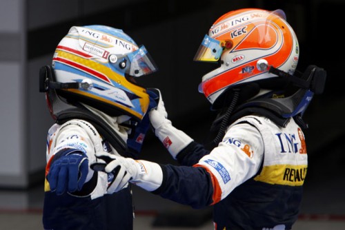 „Renault“ ir toliau lenktyniaus F. Alonso bei N. Piquet