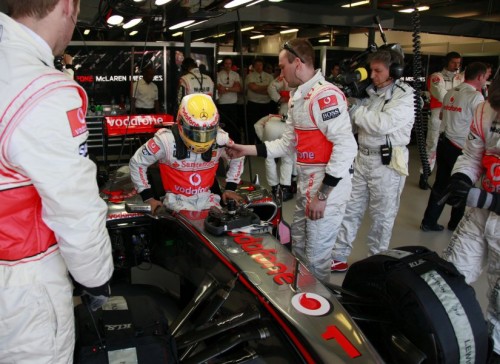„McLaren“: mes ir L. Hamiltonas nemelavome
