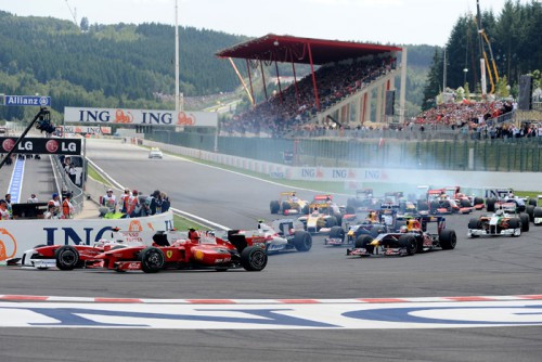 Italijos GP: bolidų svoriai starte