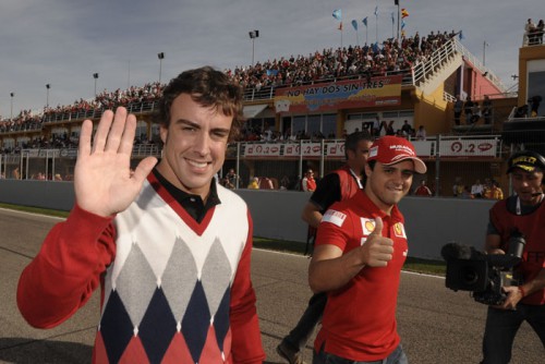 F. Alonso antrą kartą lankėsi „Ferrari“