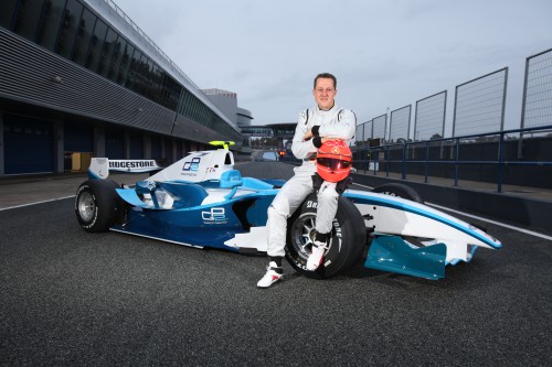 M. Schumacheris GP2 bandymuose pasižymėjo greičiu