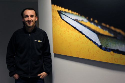 R. Kubica apsilankė „Renault“ bazėje
