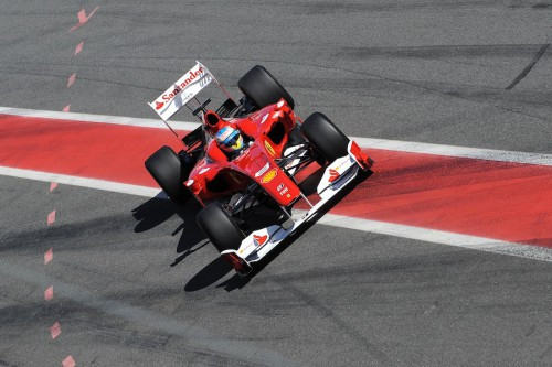 Žiemą daugiausiai treniravosi „Ferrari“