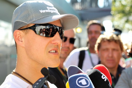 M. Schumacheris mėgavosi lenktynėmis