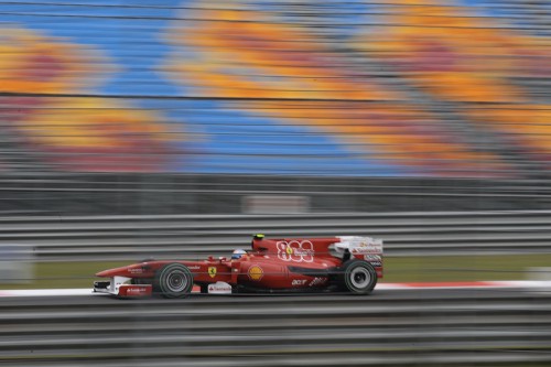 F. Alonso nustebino greičio trūkumas