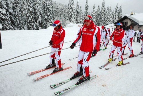 L. Badoeras su „Ferrari“ atsisveikins ant ledo