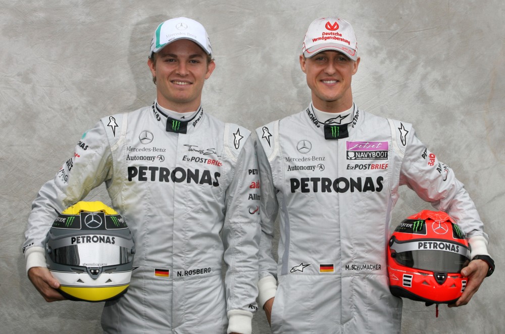G. Bergeris: Schumacheris neturi jokių šansų prieš Rosbergą