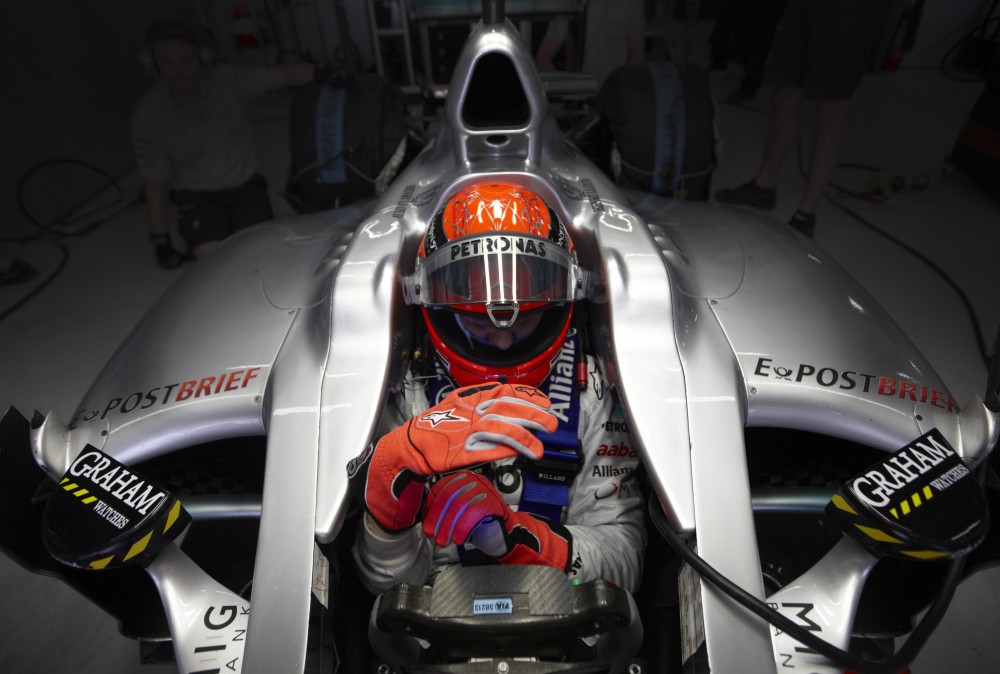 „Mercedes“: M. Schumacheris vis dar nori nugalėti