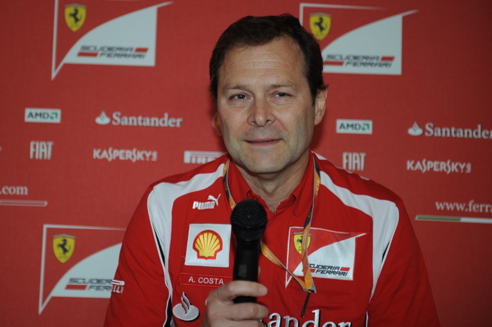 Atsistatydino „Ferrari“ technikos direktorius A. Costa