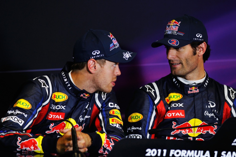 „Red Bull“: teks pasikalbėti su M. Webberiu