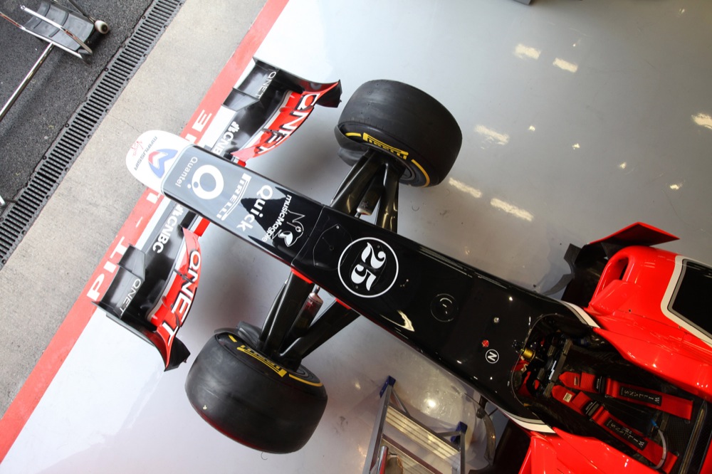 Italijos GP – ženkliai atnaujintas „Virgin“ bolidas