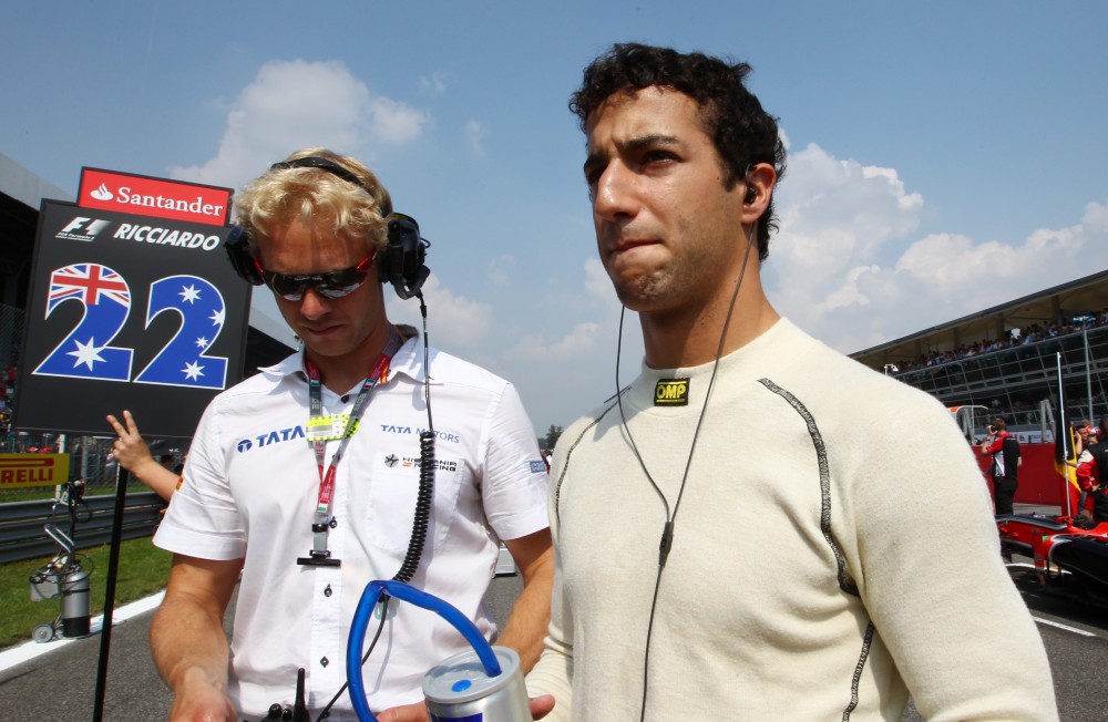 HRT bolidą Indijoje greičiausiai užleis D. Ricciardo