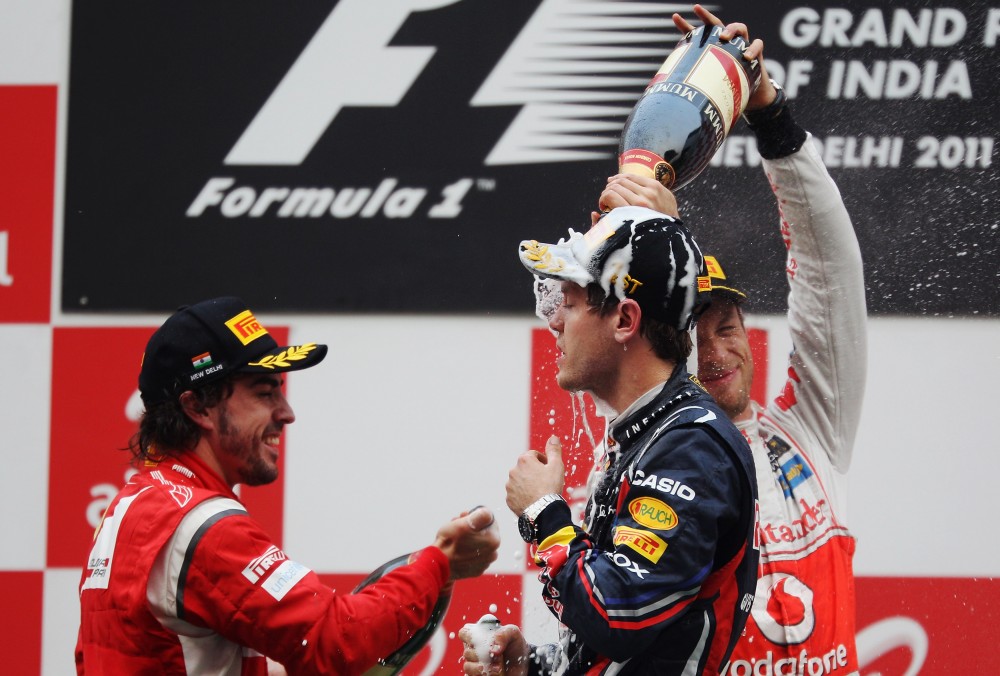 J. Buttonas: dėl titulo greičiausiai kovos tik F. Alonso ir S. Vettelis