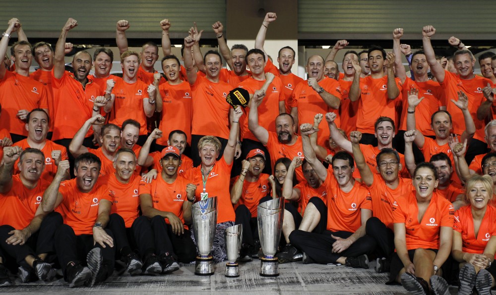„McLaren“: nenusisuksime nuo L. Hamiltono