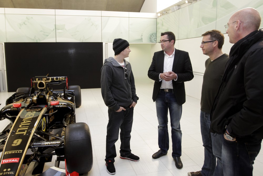 K. Raikkonenas apsilankė „Lotus“ bazėje