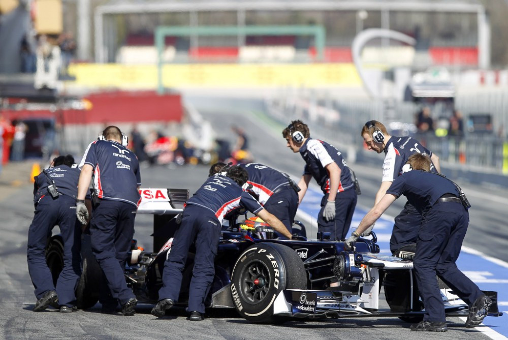 Prieš sezoną daugiausiai kilometrų įveikė „Williams“