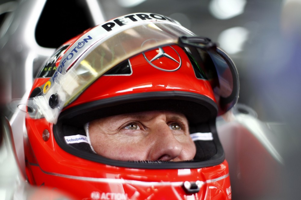 Bahreine laukiama M. Schumacherio spurto