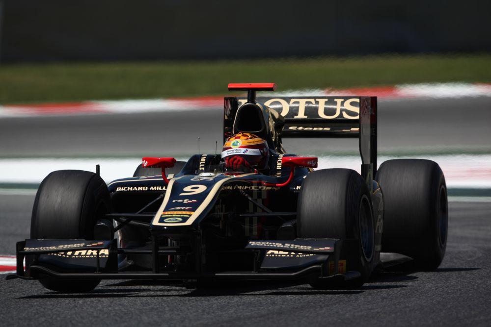 GP2. Barselonoje pirmas startuos J. Calado