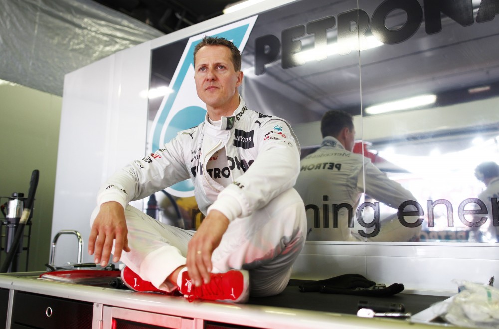 M. Schumacheriui – 5 starto pozicijų bauda