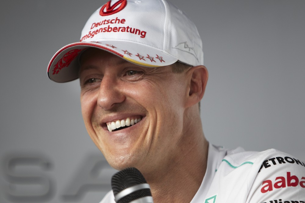 M. Schumacheris: linksmos, bet per trumpos lenktynės