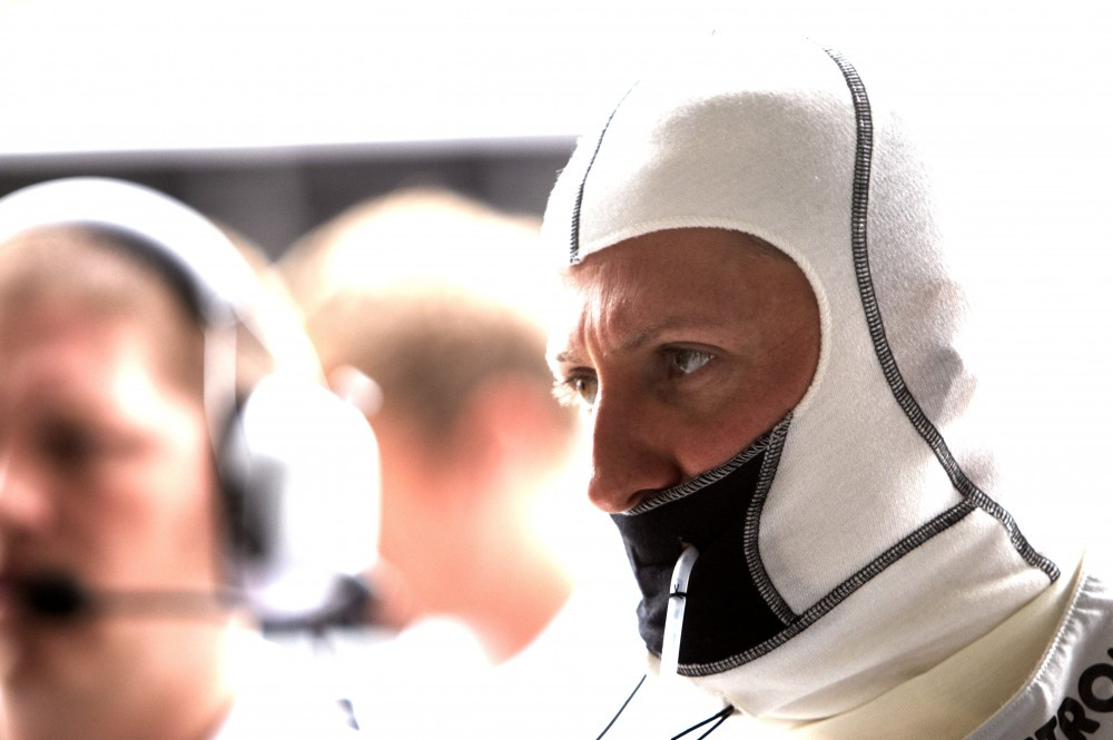 M. Schumacheris nespėjo pradėti paskutiniojo rato